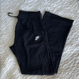 Nike Women’s Black Joggers with White Logo